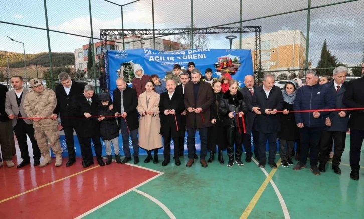 Depremde hayatını kaybeden Milletvekili Yakup Taş Parkının açılışı yapıldı
