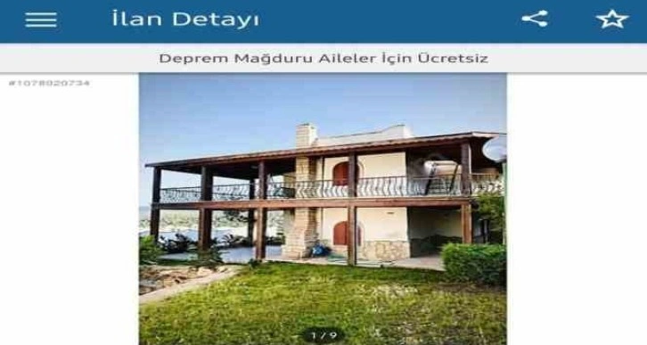 Depremzedelerin ücretsiz konaklayabileceği ev ilanları verilmeye başlandı