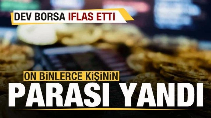 Dev borsa iflas etti! On binlerce kişinin parası yandı