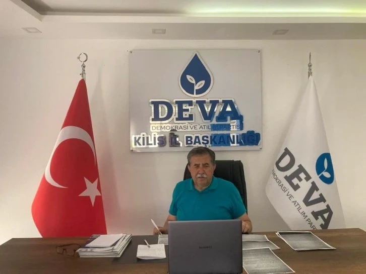 Deva Partisi il Başkanı Yedilioğlu 