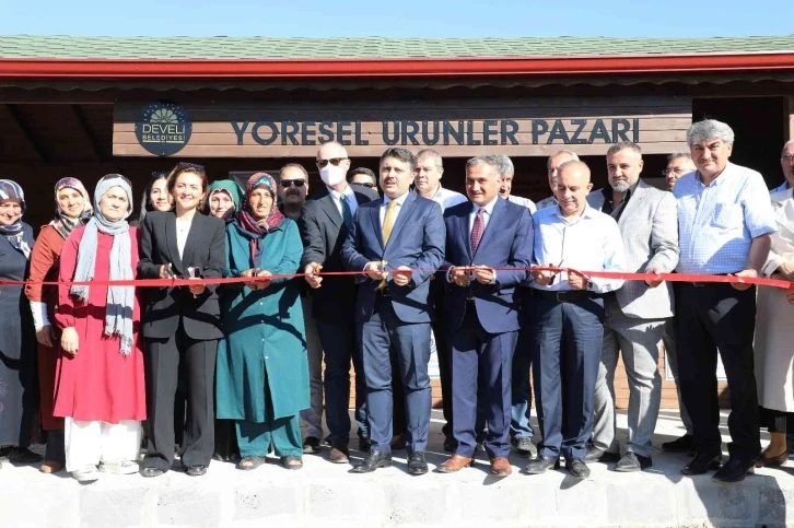 Develi Yöresel Ürünler Pazarı hizmete açıldı
