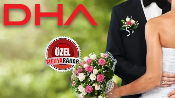 DHA muhabirinin en mutlu günü! İlkokul arkadaşıyla dünyaevine girdi…