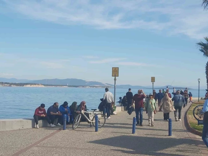 Didimliler güzel havanın tadını çıkardı
