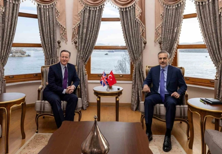 Dışişleri Bakanı Hakan Fidan, İngiliz mevkidaşı David Cameron ile görüştü
