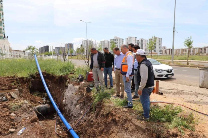 DİSKİ’den yeni imar alanlarına içme suyu hattı
