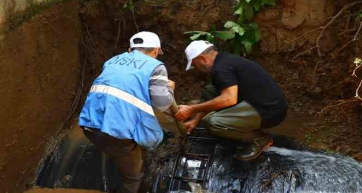 DİSKİ, dört ilçeyi besleyen ana isale hattı arızasını çözüme kavuşturdu