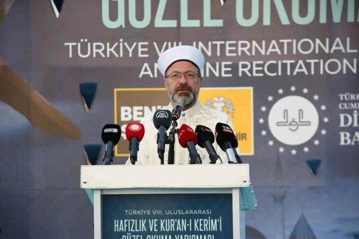 Diyanet İşleri Başkanı Erbaş: “Halkımızın Kur’an-ı Kerim’i okumasına ve öğrenmesine rehberlik etmekteyiz”
