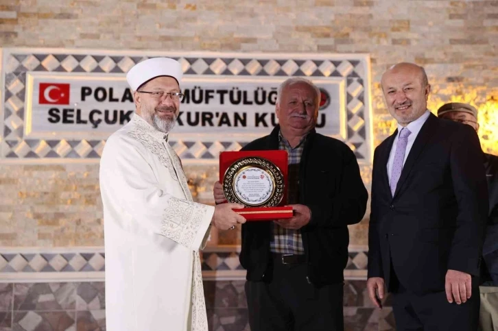 Diyanet İşleri Başkanı Erbaş, Polatlı’da Selçuklu Külliyesi’nin açılışı yaptı
