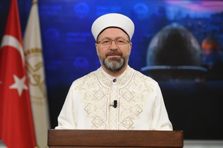 Diyanet İşleri Başkanı Erbaş’tan Filistin halkına başsağlığı mesajı
