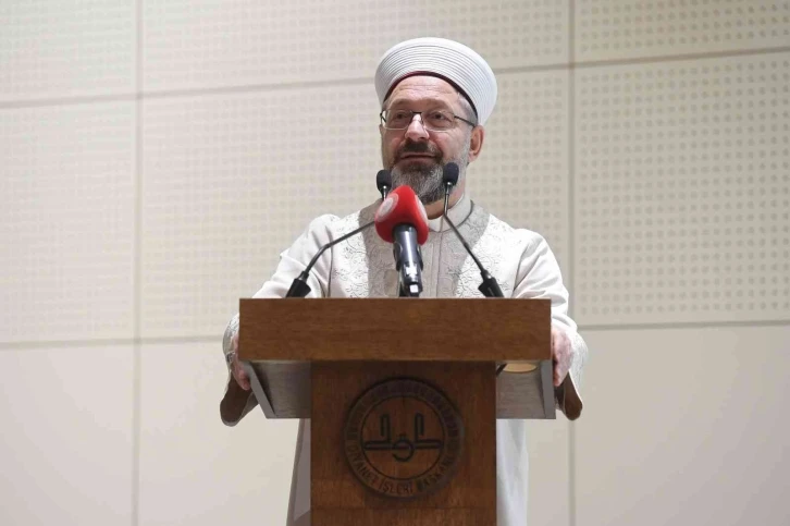 Diyanet İşleri Başkanı Erbaş: “Yeryüzünde iyilik egemen oluncaya kadar çalışmaya devam etmeliyiz”
