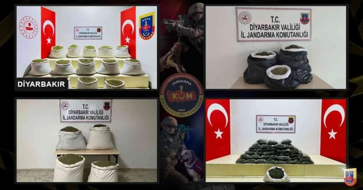 Diyarbakır’da 510 kilo uyuşturucu ele geçirildi

