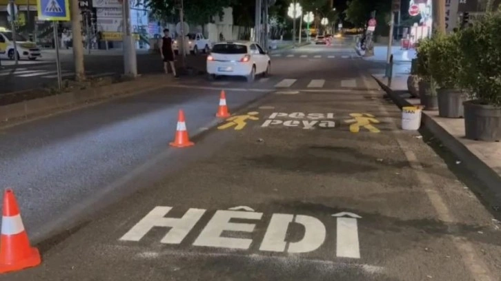 Diyarbakır'da belediye kürtçe trafik uyarıları yazdı!