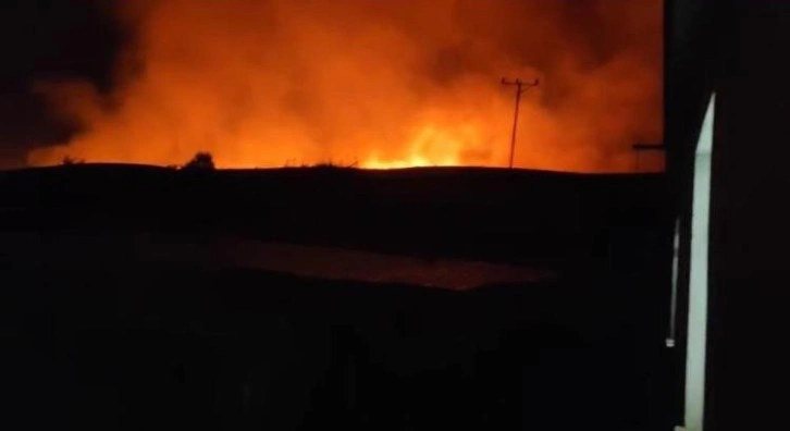 Diyarbakır’da çıkan anız yangını söndürüldü