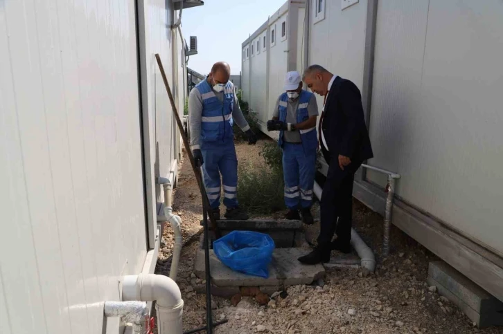 Diyarbakır’da konteyner kentte kış öncesi altyapı hazırlıkları yapılıyor
