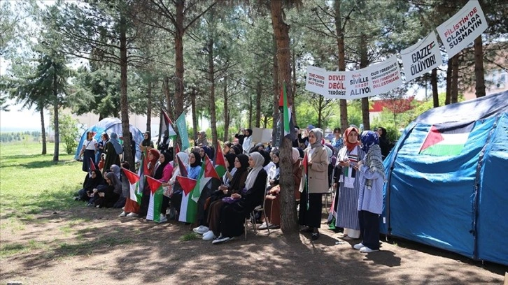 Diyarbakır'da üniversite yerleşkesinde 