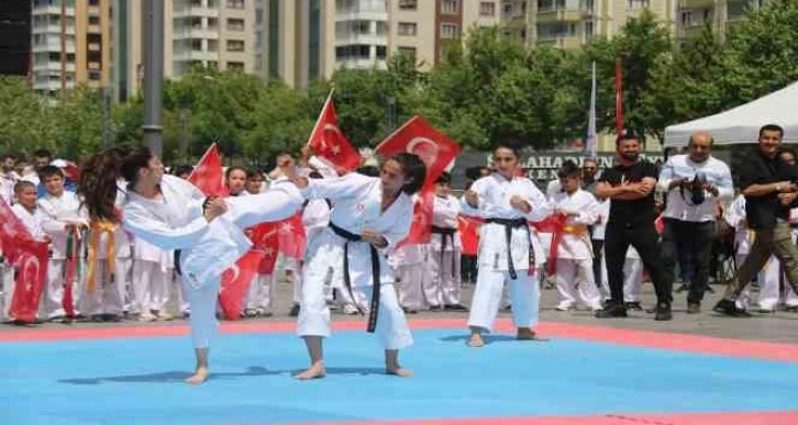 Diyarbakır’da 19 Mayıs, halk oyunları ve milli sporcuların gösterileriyle kutlandı