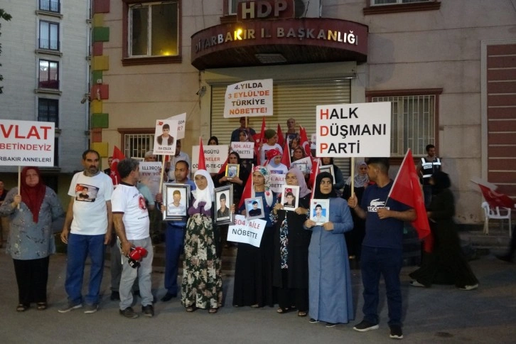 Diyarbakır'da evlat nöbetine katılan anne, iki evladına seslendi