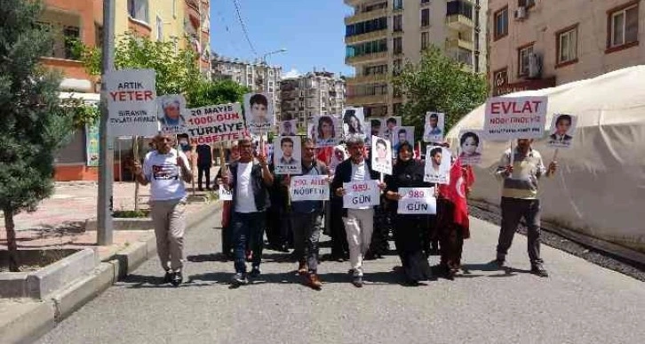 Diyarbakır’daki evlat nöbetine 290. aile katıldı