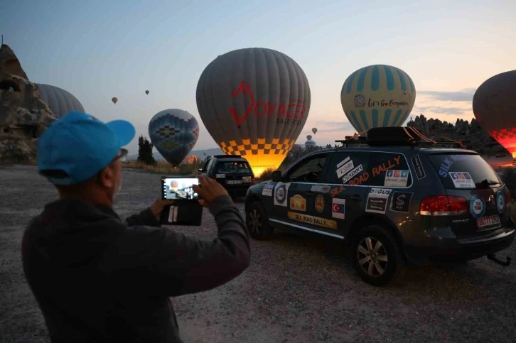 Doğu Batı Dostluk ve İpek Yolu Rallisi Kapadokya’ya ulaştı
