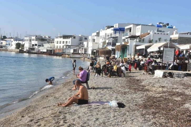 Doğuda kış, Bodrum’da deniz keyfi
