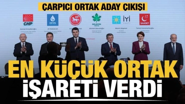 DP lideri Gültekin Uysal'dan 6'lı masanın ortak adayı için çarpıcı çıkış