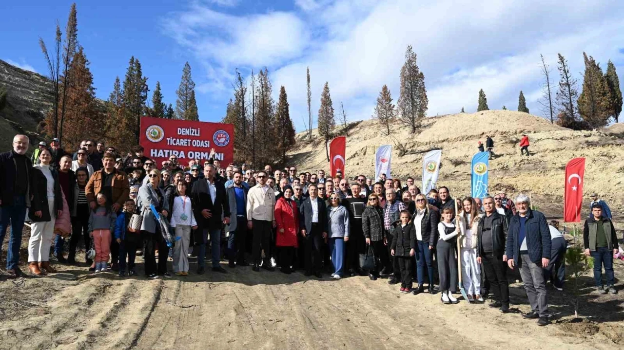 DTO 15 bin fidanla hatıra ormanı oluşturdu
