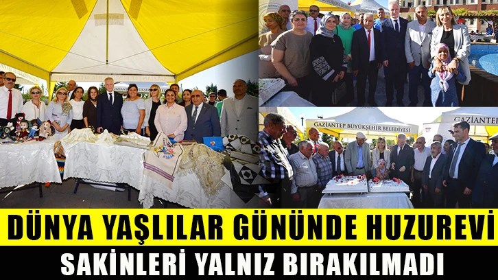 Dünya Yaşlılar Gününde Huzurevi Sakinleri yalnız bırakılmadı