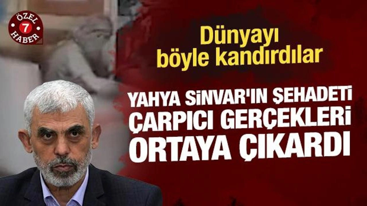 Dünyayı böyle kandırdılar: Yahya Sinvar'ın şehadeti gerçekleri ortaya çıkardı