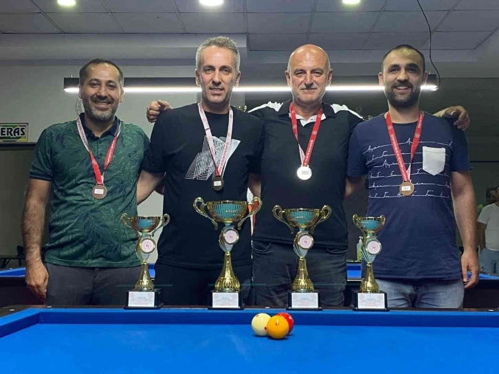 Düzce 3 bant bilardo şampiyonu Kılıç oldu
