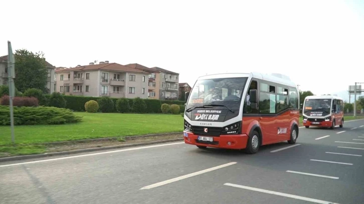 Düzce’de 7 yeni mahalleye ilk hizmet ulaşım
