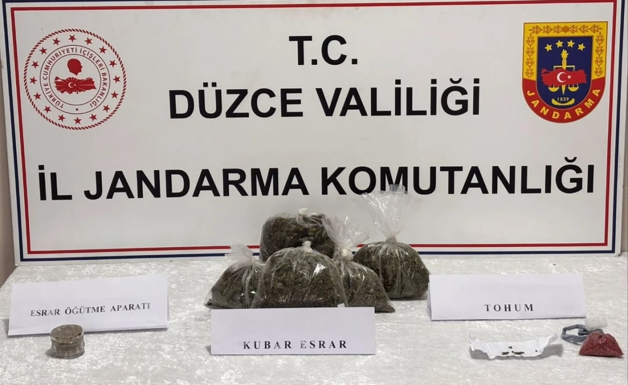 Düzce’de jandarmadan uyuşturucu operasyonu: 1 kişi tutuklandı
