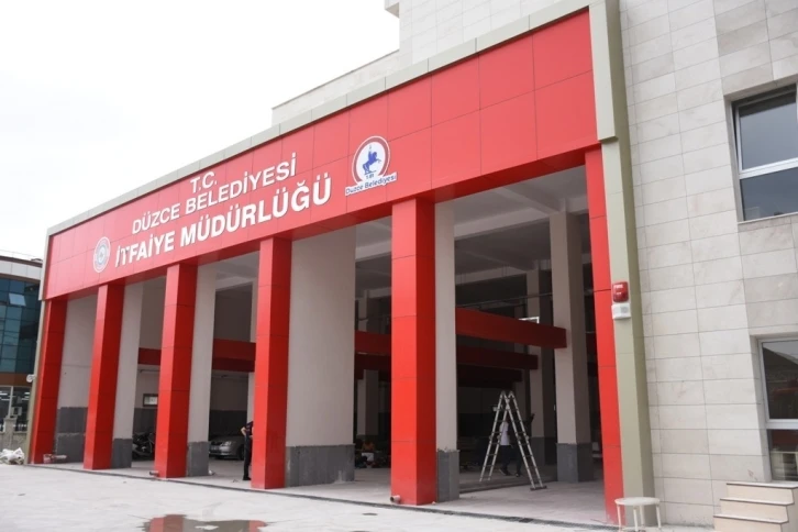 Düzce İtfaiyesi yeni binasında hizmet verecek
