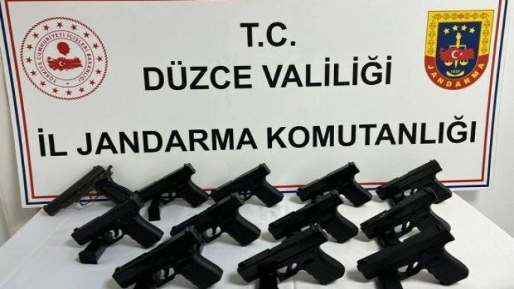 Düzce’de silah kaçakçılığı operasyonu: 1 gözaltı