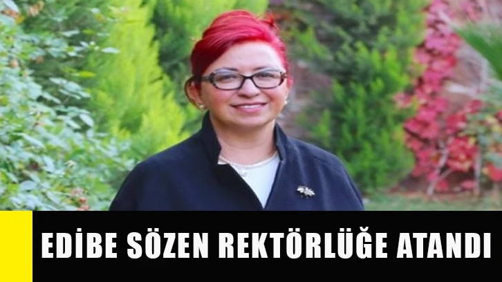 Edibe Sözen Rektörlüğe Atandı