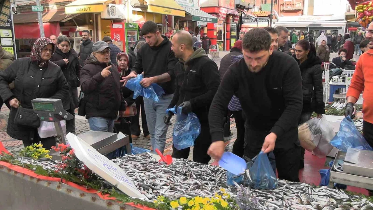 Edirne’de hamsi bolluğu: Kilosu 100 liraya düştü
