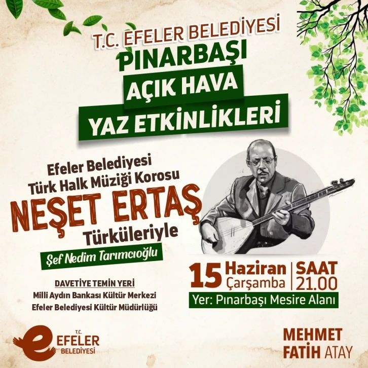 Efeler Belediyesi sanatı açık havaya taşıyor
