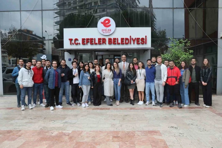 Efeler Belediyesi tıp öğrencilerini ağırladı
