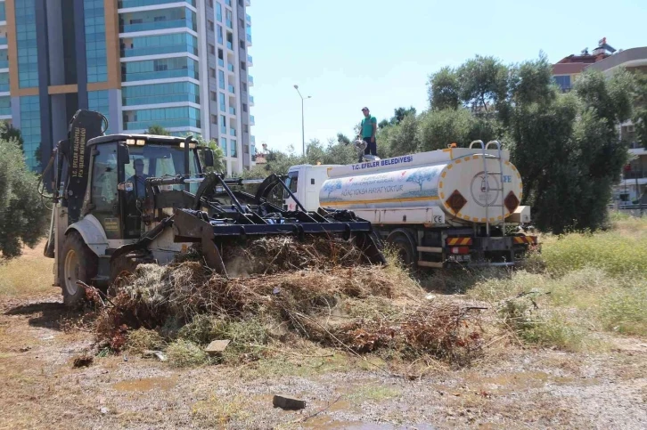 Efeler’de yangın tehlikesine geçit yok
