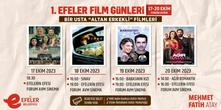 Efeler Film Günleri başlıyor
