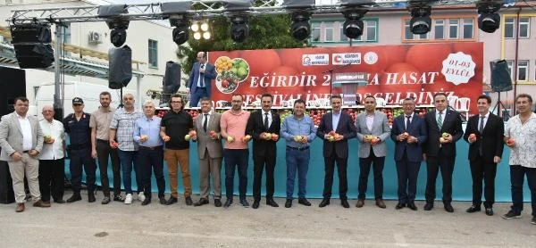 Eğirdir'de Elma Hasat Festivali yapıldı