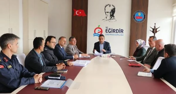 Eğirdir'de seçim güvenliği toplantısı