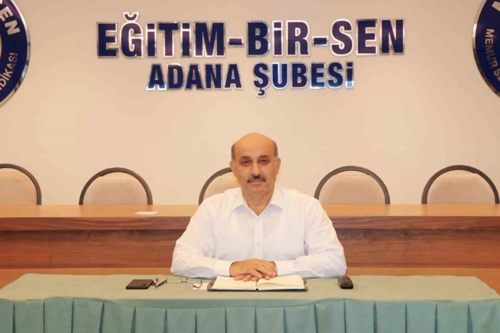 Eğitim-Bir-Sen Adana Şube Başkanı Sarıgeçeli: &quot;Boykot ürünler kantinlerde yer almamalı&quot;
