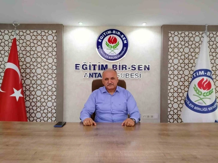 Eğitim Bir Sen Antalya Başkanı Miran: &quot;İddia değil iftira&quot;
