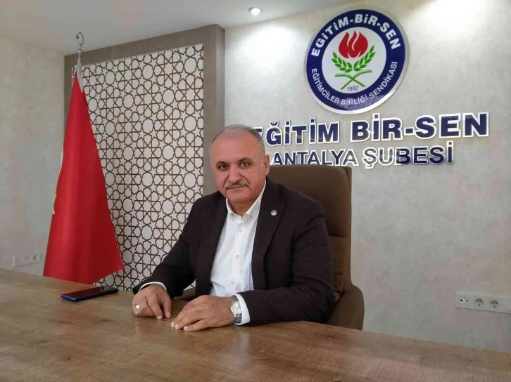 Eğitim Bir Sen Antalya Şube Başkanı Miran: “Sendikamız ünvanını koruyor”
