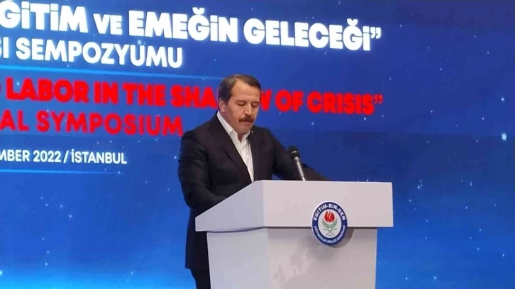 Eğitim Bir Sen Genel Başkanı Ali Yalçın ”Eğitim konusunda küresel elitlerin oluşturduğu sisteme karşı mücadele etmeliyiz”
