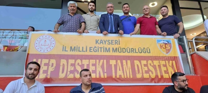 Eğitim camiasından Kayserispor’a destek
