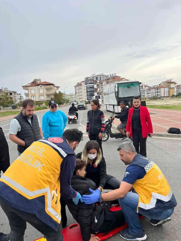 Ehliyetsiz ve kasksız motosiklet sürücüsü kazasında ceza yağdı
