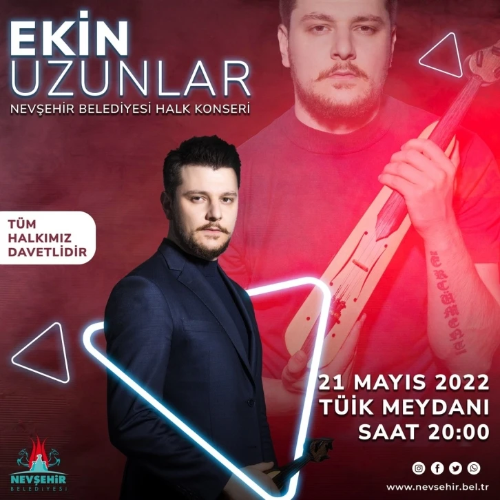 Ekin uzunlar Nevşehir’de hayranlarıyla buluşacak
