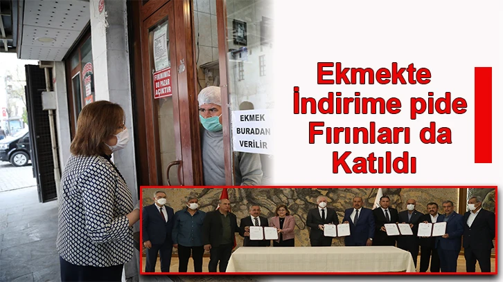 Ekmekte indirime pide fırınları da katıldı