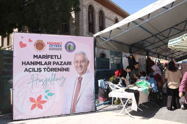 El emeği göz nuru ürünler bu pazarda görücüye çıktı
